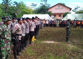 Dandim 0612 Pimpin Apel Gabungan Tanggap Pasca Bencana Tasikmalaya Selatan