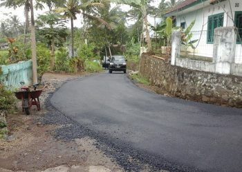 Warga Banjarangsana Sumringah Jalannya Lecir