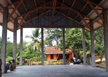 Pemdes Karangjaya Giat Realisasikan Alokasi Dana Desa Untuk Pembangunan GOR