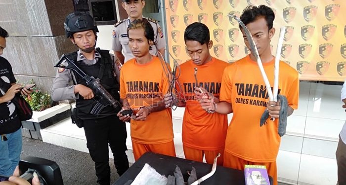 Kawanan Penggasak Gedung Pemda 2 Karawang Berhasil Dibekuk Polisi