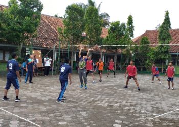 KKM MTs 04 Pangandaran Serius Siapkan Tim Volly Bal Unggulan