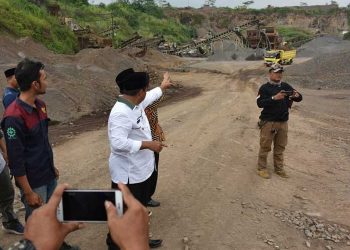 Wagub Uu Lakukan Sidak Galian C Kota Tasikmalaya