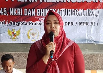 Anggota DPR -RI drg. Putih Sari Gelorakan Empat Pilar Kebangsaan