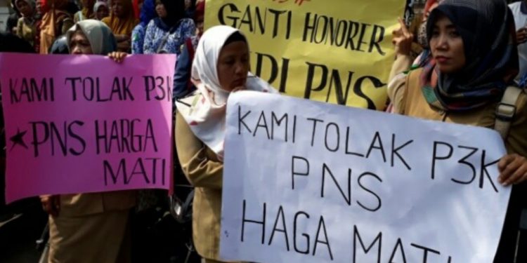 Ribuan Tenaga Honorer Kota Cimahi Berharap Kebijakan Baru Usai Pemilu 2019