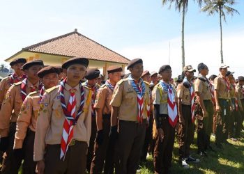 Santri Pramuka Tingkat Jabar Berkemah di Pangandaran