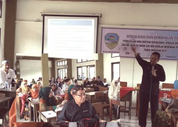 Dr. H. Dadang Yudhistira Paparkan Kisi-kisi Monev BOS Reguler 2019