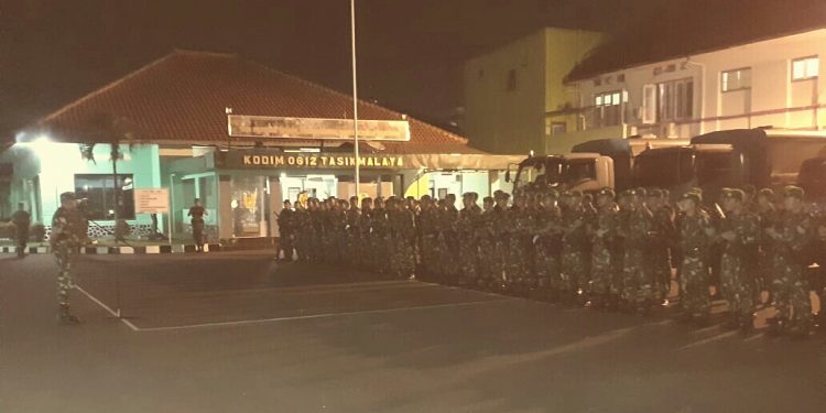 Melalui Apel, Kasdim Melepas Serpas Pasukan BKO Pam Pemilu 2019 Yon Zipur 3/YW Kembali ke Home Base