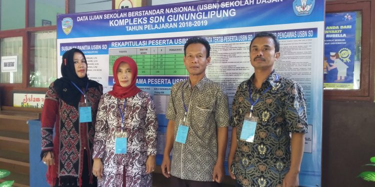 Komplek SDN Gununglipung Bersinergis Selenggarakan USBN Tahun 2018/2019
