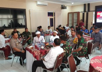 Cipta Suasana Kondusif Pasca Pemilu 17 April 2019 di Kota Tasikmalaya, Kapolres Gelar Silaturahmi Kambtibmas