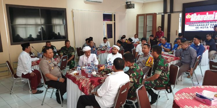 Cipta Suasana Kondusif Pasca Pemilu 17 April 2019 di Kota Tasikmalaya, Kapolres Gelar Silaturahmi Kambtibmas