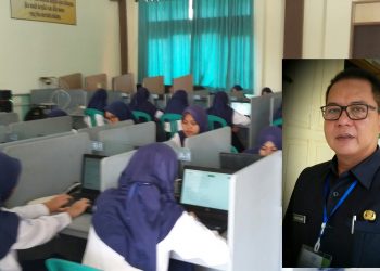 UNBK Mandiri SMPN 1 Kota Tasikmalaya Berjalan Tertib dan Lancar