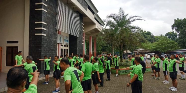 Kodim 0612/Tsm Laksanakan Giat Bina Fisik