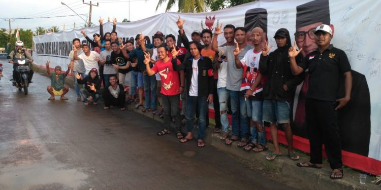 Warga Cikande Cilebar Karawang Galang Sejuta Dukungan Untuk Prabowo Sandi