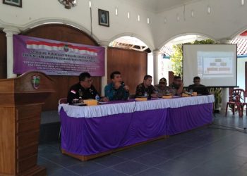 KESBANGPOL KAB. CIAMIS SOSIALISASIKAN PEMANTAUAN PEMILU 2019 DI EKS KWADANAAN BANJARSARI