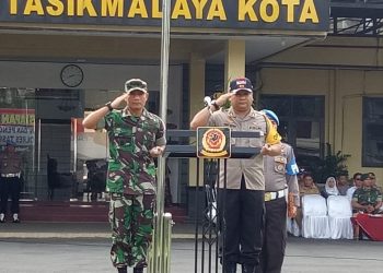 Polres Tasikmalaya Kota Gelar Apel Gabungan Pengamanan Pemilu 2019