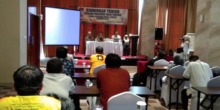 KPU Kota Tasikmalaya Gelar Bimtek Tatacara Penetapan Calon Terpilih Pada Pemilu Tahun 2019
