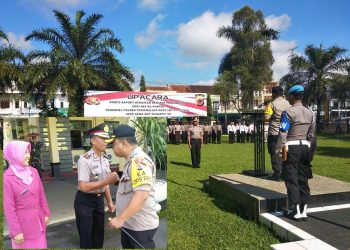 Polres Kota Tasikmalaya Gelar Upacara Kenaikan Pangkat Kompol Suharto, SH