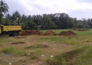 Taryan Realisasikan Dana Desa Untuk Tingkatkan Kualitas Lapang Desa Kalapa Sawit