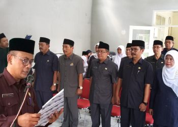 Kadisdik Kota Tasikmalaya Ambil Sumpah Jabatan Dalam Pengukuhan Kepala Sekolah dan Jafung Guru