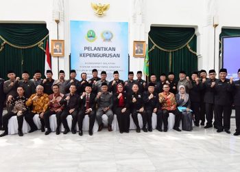 (Plh) Sekda Kabupaten Tasikmalaya Hadiri Pelantikan Pengurus Komwil Forsedasi Jabar Periode 2018-2021