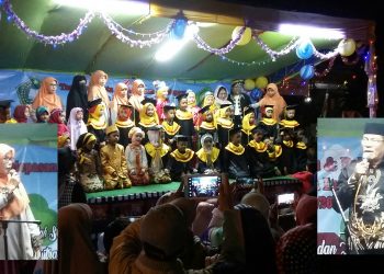 Malam Pelepasan Peserta Didik RA Bina Insan Purbaratu Kota Tasikmalaya Meriah