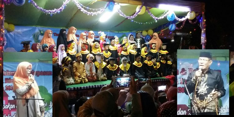 Malam Pelepasan Peserta Didik RA Bina Insan Purbaratu Kota Tasikmalaya Meriah