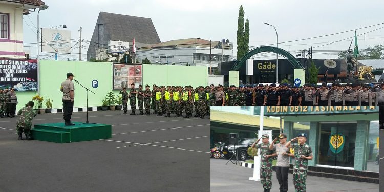 TNI-Polri Bersinergis Cipta Tasikmalaya Kondusif Saat dan Pasca Penyampaian Keputusan Sidang MK