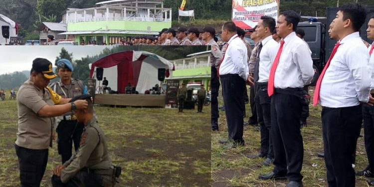 16 Bintara Remaja Polres Tasikmalaya Kota Ambil Baret di Galunggung