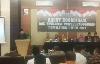 KPU Kab. Tasikmalaya Langsungkan Rakor dan Evaluasi Penyelenggaraan Pemilu 2019