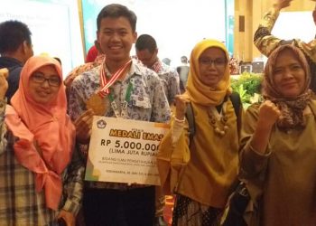 Fikri, Siswa SMPN 3 Kota Tasikmalaya Buktikan Jabar Juara Dikancah Nasional Dengan Medali Emas Ditangannya