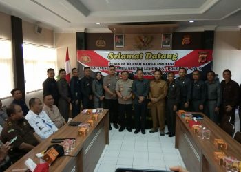 Polres Tasikmalaya Kota Sambut Hangat Kehadiran Peserta Kuliah Profesi Program Sespimmen Lemdiklat Polri 2019