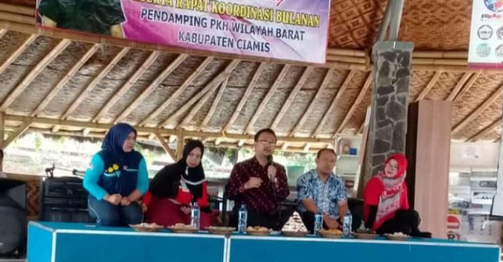 Rakor PKH Kabupaten Ciamis Wilayah Barat, Bulan Ini Sukses Digelar Di Kecamatan Cihaurbeuti