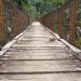 Jembatan Gantung Desa Perbatasan Cineam Kurang Terawat
