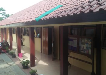 Realisasi Rehab Sekolah, Percantik Tampilan SDN 4 Cikoneng Ciamis