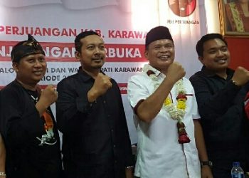 Klaim Kantongi Tiket Dari Gerindra, H. Daday Daftar Calon Bupati Lewat PDI-P