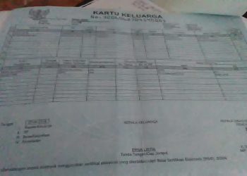 Aneh, Tanpa Terdata Di Desa, Warga Bisa Dapat Kartu Keluarga (KK)