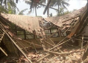 Diduga Akibat Renovasi Asal-asalan, Bangunan SD Baru 3 Tahun  Kembali Ambruk