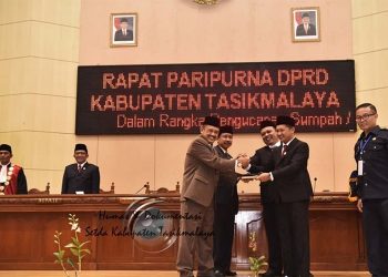 Bupati Tasikmalaya: “DPRD Periode 2014-2019 , Dewan Terbaik Banyak Membantu Masyarakat”