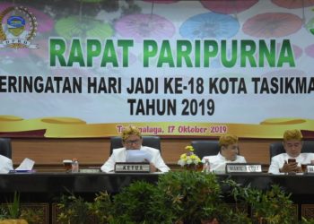 DPRD Gelar Rapat Paripurna Istimewa Peringatan Hari Jadi Kota Tasikmalaya Ke 18 Tahun 2019