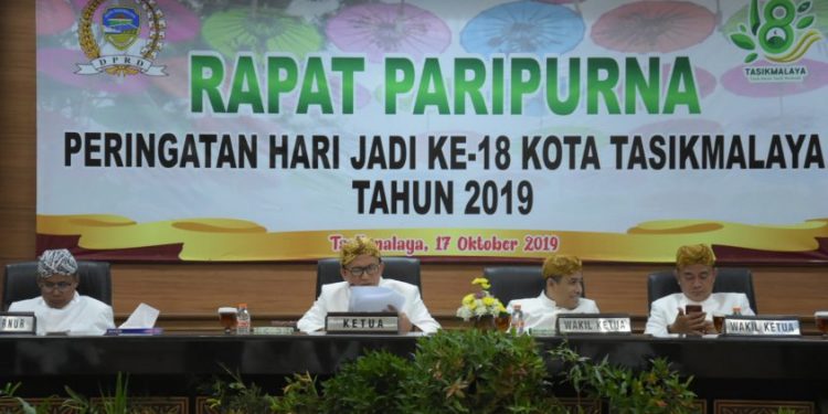DPRD Gelar Rapat Paripurna Istimewa Peringatan Hari Jadi Kota Tasikmalaya Ke 18 Tahun 2019