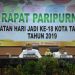DPRD Gelar Rapat Paripurna Istimewa Peringatan Hari Jadi Kota Tasikmalaya Ke 18 Tahun 2019