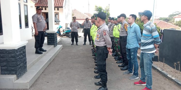 TNI – Polri Wilayah Hukum Cineam -Karangjaya Tasikmalaya Gelar Apel Gabungan