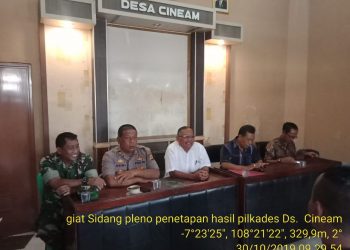 Calon Kades Cineam Terpilih Kecamatan Cineam Tasikmalaya Ditetapkan
