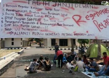 Tagih Janji Ketua DPRD Kota Tasikmalaya, Aktivis APRP Sampai Menginap