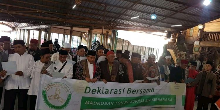 Segenap Jajaran Pengurus dan Anggota MTQN PPS Sirnarasa Se-Dunia Melakukan Deklarasi Bersama