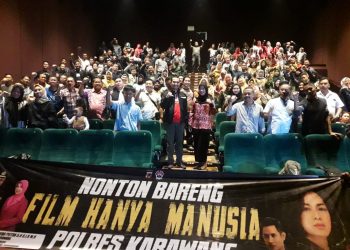 Kapolres Karawang Ajak Jajaran, Keluarga Serta Insan Pers Nobar Film ‘Hanya Manusia’