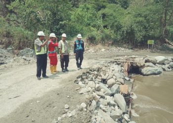 Polsek Cineam Ingatkan Air Pasang Bendungan Leuwikeris