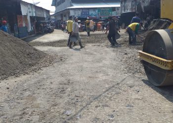 Sarana Infrastruktur Pasar Banjarsari Kabupaten Ciamis Ditingkatkan, Relokasi PKL Berjalan Tertib