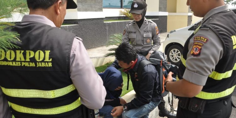 Polres Banjar Sigap Berikan Pengawalan dan Pengamanan Aksi Demo FSB Banjar