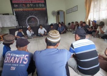 Tokoh Masyarakat, Pemuka Agama Karangjaya Berkumpul di Sekretariat Forum Gunung Pangajar